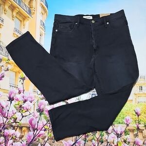 Revtown Straight Black Jeans‎ Size 32 New